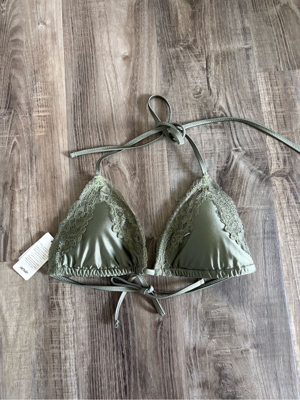 Aerie The Sun-Lover Shine Lace Bikini Top
